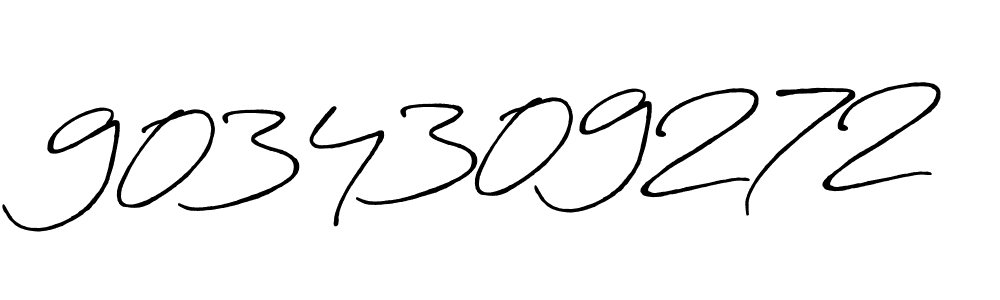 Also we have 9034309272 name is the best signature style. Create professional handwritten signature collection using Antro_Vectra_Bolder autograph style. 9034309272 signature style 7 images and pictures png