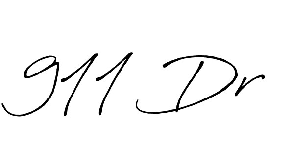 Make a beautiful signature design for name 911 Dr. With this signature (Antro_Vectra_Bolder) style, you can create a handwritten signature for free. 911 Dr signature style 7 images and pictures png