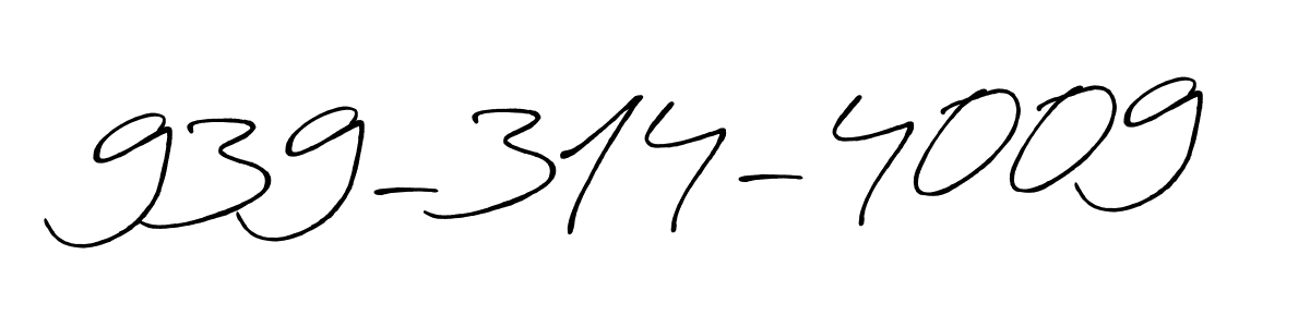 How to make 939-314-4009 signature? Antro_Vectra_Bolder is a professional autograph style. Create handwritten signature for 939-314-4009 name. 939-314-4009 signature style 7 images and pictures png