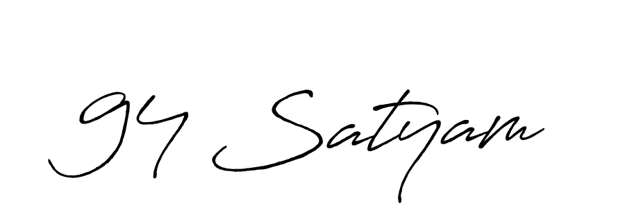 Design your own signature with our free online signature maker. With this signature software, you can create a handwritten (Antro_Vectra_Bolder) signature for name 94 Satyam. 94 Satyam signature style 7 images and pictures png