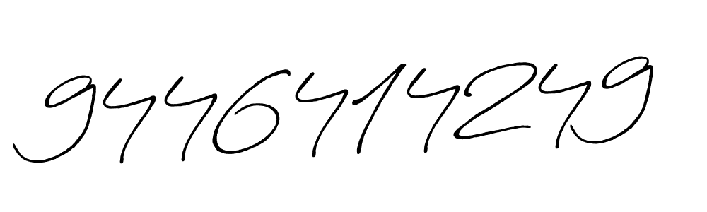 Create a beautiful signature design for name 9446414249. With this signature (Antro_Vectra_Bolder) fonts, you can make a handwritten signature for free. 9446414249 signature style 7 images and pictures png