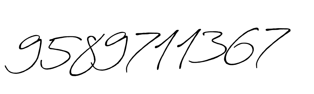 Use a signature maker to create a handwritten signature online. With this signature software, you can design (Antro_Vectra_Bolder) your own signature for name 9589711367. 9589711367 signature style 7 images and pictures png