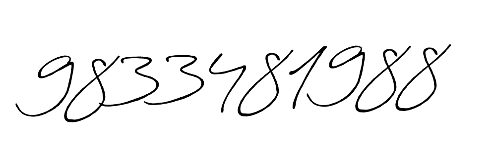 It looks lik you need a new signature style for name 9833481988. Design unique handwritten (Antro_Vectra_Bolder) signature with our free signature maker in just a few clicks. 9833481988 signature style 7 images and pictures png