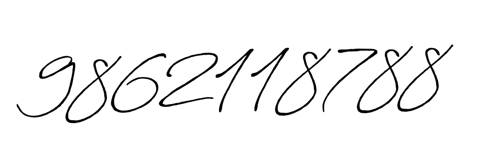 Create a beautiful signature design for name 9862118788. With this signature (Antro_Vectra_Bolder) fonts, you can make a handwritten signature for free. 9862118788 signature style 7 images and pictures png