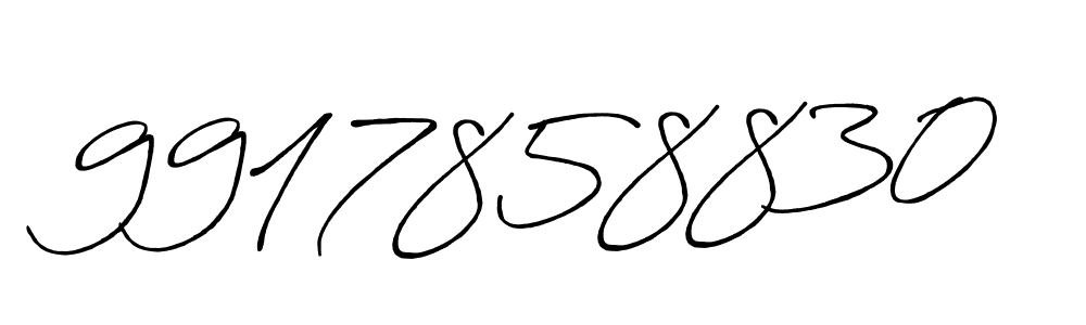 How to make 9917858830 name signature. Use Antro_Vectra_Bolder style for creating short signs online. This is the latest handwritten sign. 9917858830 signature style 7 images and pictures png