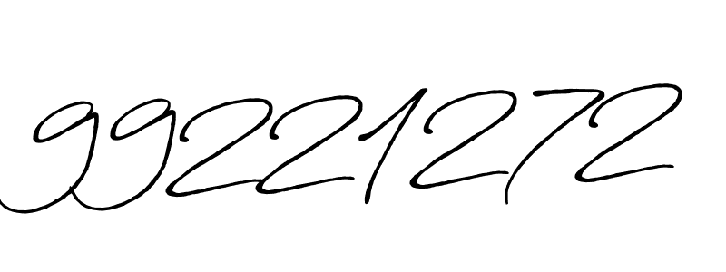 Use a signature maker to create a handwritten signature online. With this signature software, you can design (Antro_Vectra_Bolder) your own signature for name 99221272. 99221272 signature style 7 images and pictures png