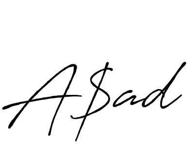 How to make A$ad name signature. Use Antro_Vectra_Bolder style for creating short signs online. This is the latest handwritten sign. A$ad signature style 7 images and pictures png