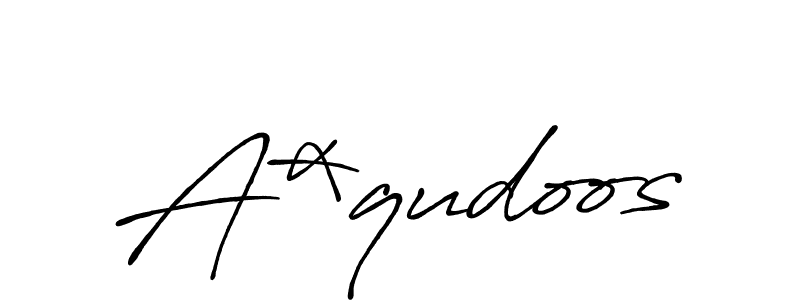 The best way (Antro_Vectra_Bolder) to make a short signature is to pick only two or three words in your name. The name A*qudoos include a total of six letters. For converting this name. A*qudoos signature style 7 images and pictures png