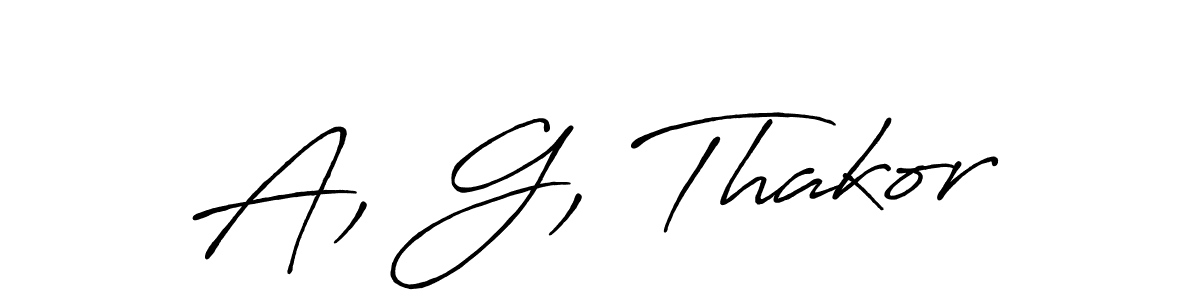 Also You can easily find your signature by using the search form. We will create A, G, Thakor name handwritten signature images for you free of cost using Antro_Vectra_Bolder sign style. A, G, Thakor signature style 7 images and pictures png