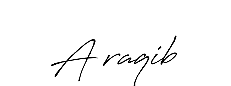 How to make A۔raqib signature? Antro_Vectra_Bolder is a professional autograph style. Create handwritten signature for A۔raqib name. A۔raqib signature style 7 images and pictures png