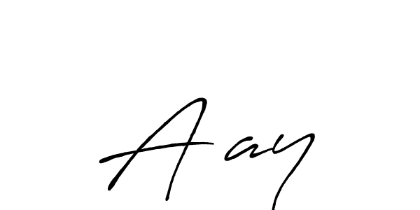 Use a signature maker to create a handwritten signature online. With this signature software, you can design (Antro_Vectra_Bolder) your own signature for name Aजay. Aजay signature style 7 images and pictures png
