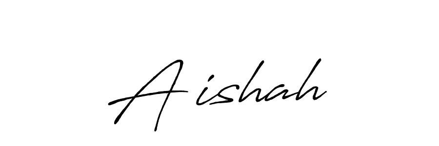 Create a beautiful signature design for name A’ishah. With this signature (Antro_Vectra_Bolder) fonts, you can make a handwritten signature for free. A’ishah signature style 7 images and pictures png