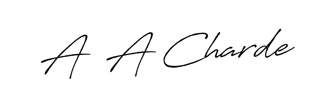 Also You can easily find your signature by using the search form. We will create A  A Charde name handwritten signature images for you free of cost using Antro_Vectra_Bolder sign style. A  A Charde signature style 7 images and pictures png