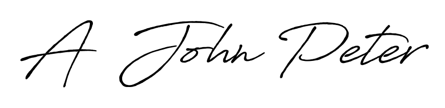 Once you've used our free online signature maker to create your best signature Antro_Vectra_Bolder style, it's time to enjoy signing your documents with A  John Peter name. A  John Peter signature style 7 images and pictures png