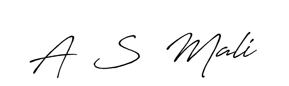 How to make A  S  Mali signature? Antro_Vectra_Bolder is a professional autograph style. Create handwritten signature for A  S  Mali name. A  S  Mali signature style 7 images and pictures png