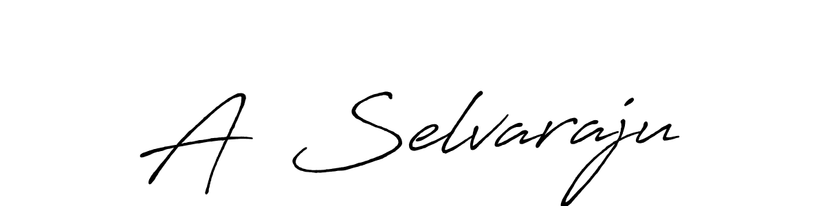 Create a beautiful signature design for name A  Selvaraju. With this signature (Antro_Vectra_Bolder) fonts, you can make a handwritten signature for free. A  Selvaraju signature style 7 images and pictures png