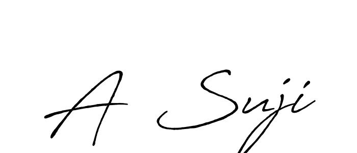 Also we have A  Suji name is the best signature style. Create professional handwritten signature collection using Antro_Vectra_Bolder autograph style. A  Suji signature style 7 images and pictures png