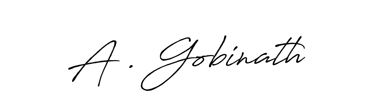 70+ A . Gobinath Name Signature Style Ideas | Professional Autograph