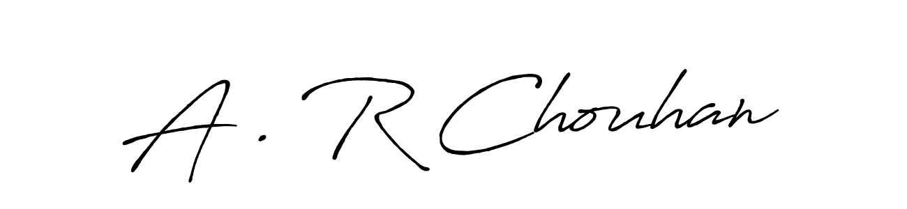 Similarly Antro_Vectra_Bolder is the best handwritten signature design. Signature creator online .You can use it as an online autograph creator for name A . R Chouhan. A . R Chouhan signature style 7 images and pictures png