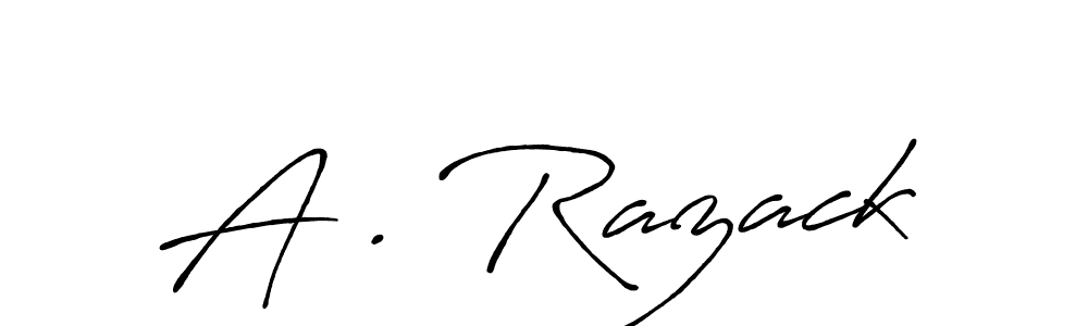 Once you've used our free online signature maker to create your best signature Antro_Vectra_Bolder style, it's time to enjoy all of the benefits that A . Razack name signing documents. A . Razack signature style 7 images and pictures png