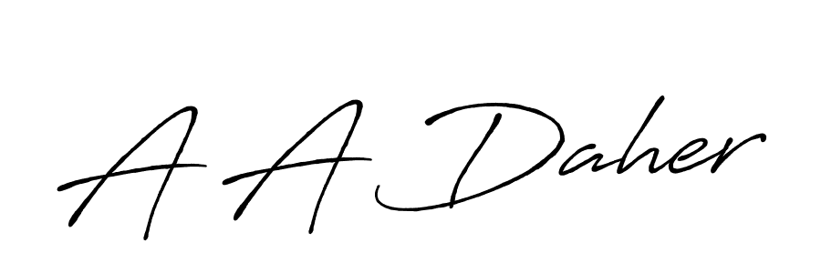 Once you've used our free online signature maker to create your best signature Antro_Vectra_Bolder style, it's time to enjoy all of the benefits that A A Daher name signing documents. A A Daher signature style 7 images and pictures png