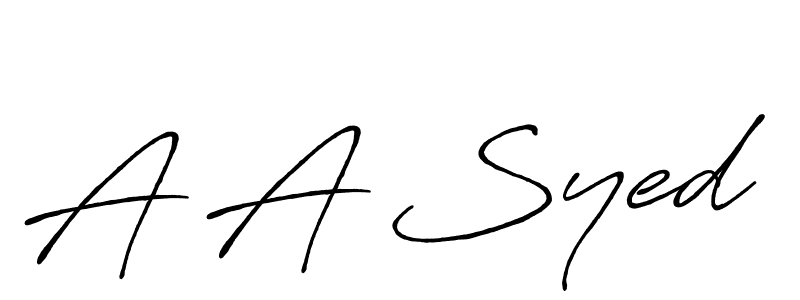 This is the best signature style for the A A Syed name. Also you like these signature font (Antro_Vectra_Bolder). Mix name signature. A A Syed signature style 7 images and pictures png