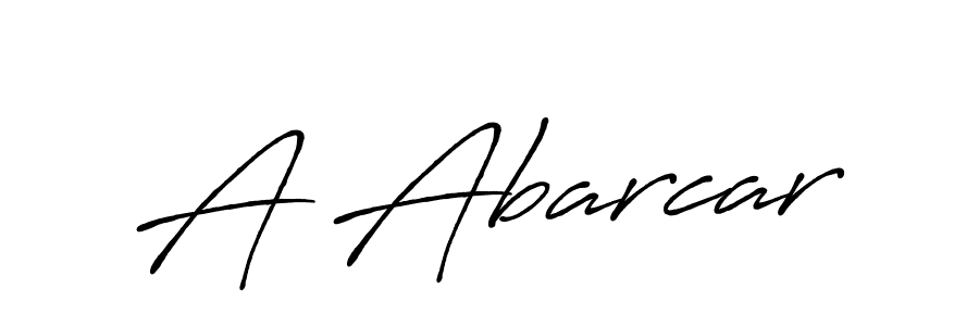 This is the best signature style for the A Abarcar name. Also you like these signature font (Antro_Vectra_Bolder). Mix name signature. A Abarcar signature style 7 images and pictures png
