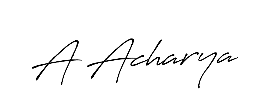 How to Draw A Acharya signature style? Antro_Vectra_Bolder is a latest design signature styles for name A Acharya. A Acharya signature style 7 images and pictures png