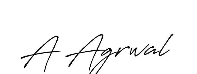 The best way (Antro_Vectra_Bolder) to make a short signature is to pick only two or three words in your name. The name A Agrwal include a total of six letters. For converting this name. A Agrwal signature style 7 images and pictures png