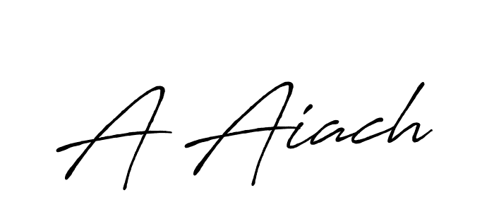 if you are searching for the best signature style for your name A Aiach. so please give up your signature search. here we have designed multiple signature styles  using Antro_Vectra_Bolder. A Aiach signature style 7 images and pictures png