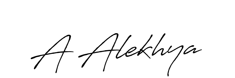Use a signature maker to create a handwritten signature online. With this signature software, you can design (Antro_Vectra_Bolder) your own signature for name A Alekhya. A Alekhya signature style 7 images and pictures png