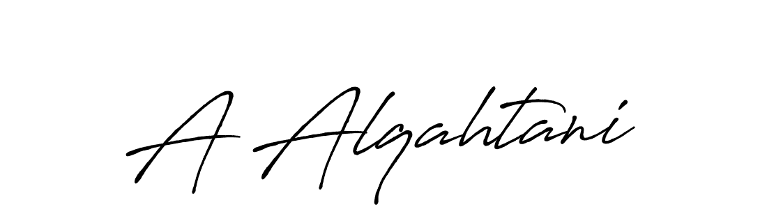 Use a signature maker to create a handwritten signature online. With this signature software, you can design (Antro_Vectra_Bolder) your own signature for name A Alqahtani. A Alqahtani signature style 7 images and pictures png