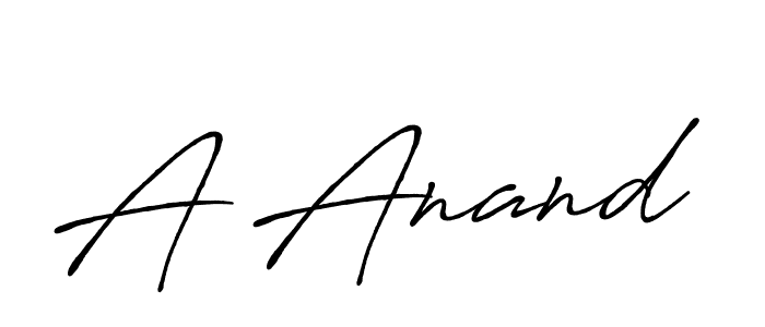 You should practise on your own different ways (Antro_Vectra_Bolder) to write your name (A Anand) in signature. don't let someone else do it for you. A Anand signature style 7 images and pictures png