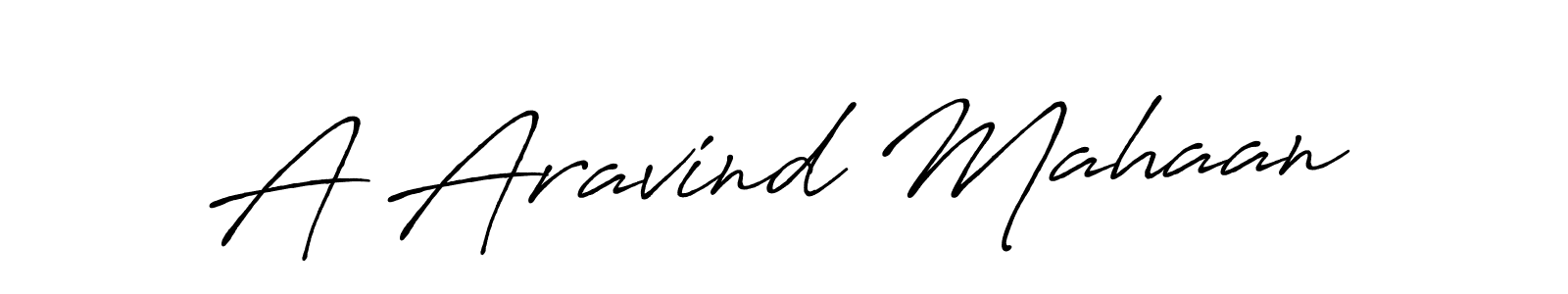 Make a beautiful signature design for name A Aravind Mahaan. Use this online signature maker to create a handwritten signature for free. A Aravind Mahaan signature style 7 images and pictures png