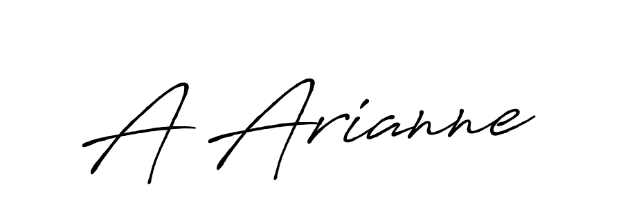 Also we have A Arianne name is the best signature style. Create professional handwritten signature collection using Antro_Vectra_Bolder autograph style. A Arianne signature style 7 images and pictures png