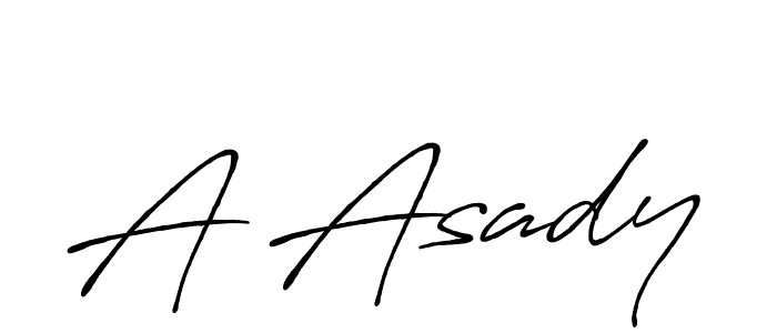 How to make A Asady signature? Antro_Vectra_Bolder is a professional autograph style. Create handwritten signature for A Asady name. A Asady signature style 7 images and pictures png