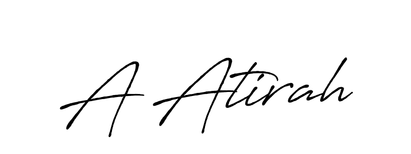Use a signature maker to create a handwritten signature online. With this signature software, you can design (Antro_Vectra_Bolder) your own signature for name A Atirah. A Atirah signature style 7 images and pictures png