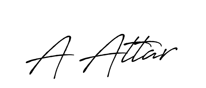 Also You can easily find your signature by using the search form. We will create A Attar name handwritten signature images for you free of cost using Antro_Vectra_Bolder sign style. A Attar signature style 7 images and pictures png