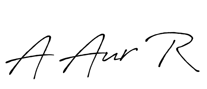 Similarly Antro_Vectra_Bolder is the best handwritten signature design. Signature creator online .You can use it as an online autograph creator for name A Aur R. A Aur R signature style 7 images and pictures png