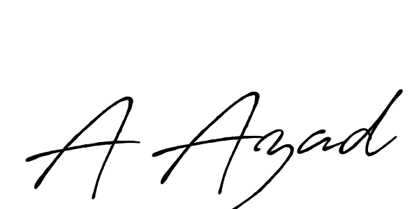 Make a beautiful signature design for name A Azad. Use this online signature maker to create a handwritten signature for free. A Azad signature style 7 images and pictures png