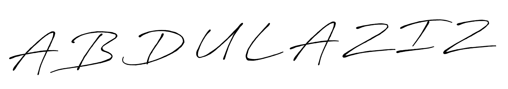 How to make A B D U L A Z I Z signature? Antro_Vectra_Bolder is a professional autograph style. Create handwritten signature for A B D U L A Z I Z name. A B D U L A Z I Z signature style 7 images and pictures png