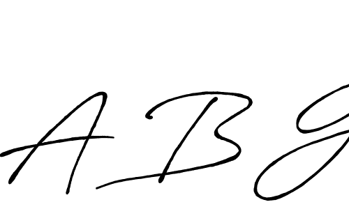 Once you've used our free online signature maker to create your best signature Antro_Vectra_Bolder style, it's time to enjoy all of the benefits that A B G name signing documents. A B G signature style 7 images and pictures png