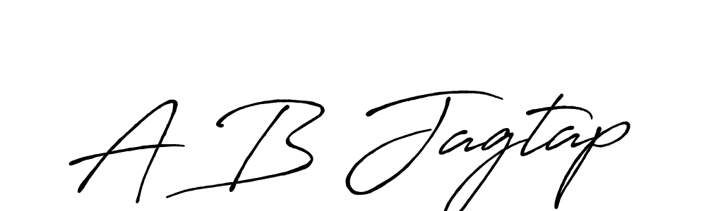 Similarly Antro_Vectra_Bolder is the best handwritten signature design. Signature creator online .You can use it as an online autograph creator for name A B Jagtap. A B Jagtap signature style 7 images and pictures png