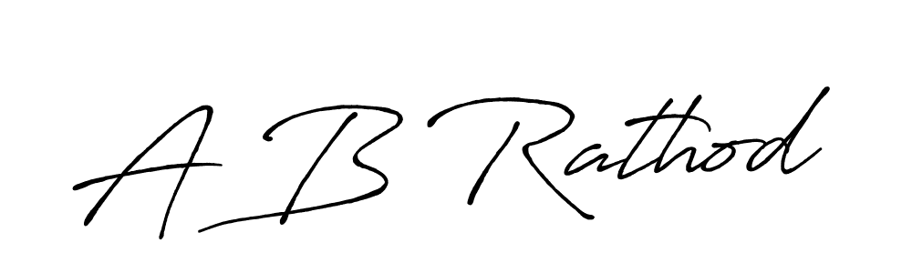 Also You can easily find your signature by using the search form. We will create A B Rathod name handwritten signature images for you free of cost using Antro_Vectra_Bolder sign style. A B Rathod signature style 7 images and pictures png