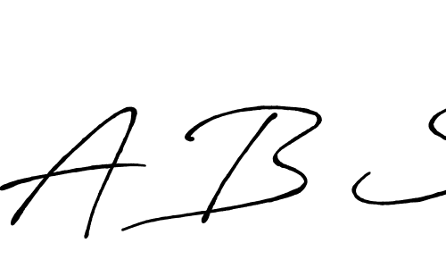 It looks lik you need a new signature style for name A B S. Design unique handwritten (Antro_Vectra_Bolder) signature with our free signature maker in just a few clicks. A B S signature style 7 images and pictures png
