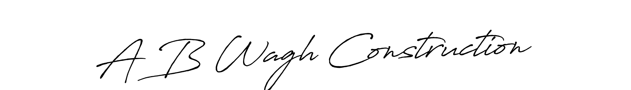 Check out images of Autograph of A B Wagh Construction name. Actor A B Wagh Construction Signature Style. Antro_Vectra_Bolder is a professional sign style online. A B Wagh Construction signature style 7 images and pictures png