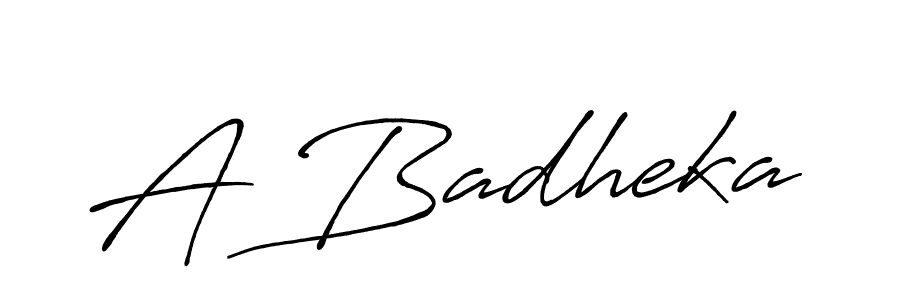 Make a beautiful signature design for name A Badheka. Use this online signature maker to create a handwritten signature for free. A Badheka signature style 7 images and pictures png