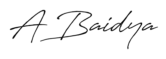 A dynamic signature style for A Baidya using Antro_Vectra_Bolder script. Designed to look authentic, handwritten, and professional. A Baidya signature style 7 images and pictures png