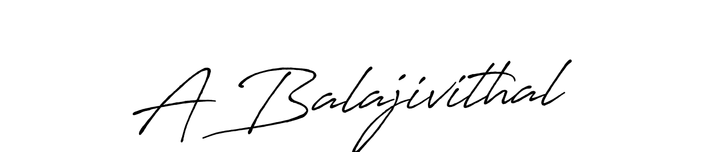 Create a beautiful signature design for name A Balajivithal. With this signature (Antro_Vectra_Bolder) fonts, you can make a handwritten signature for free. A Balajivithal signature style 7 images and pictures png