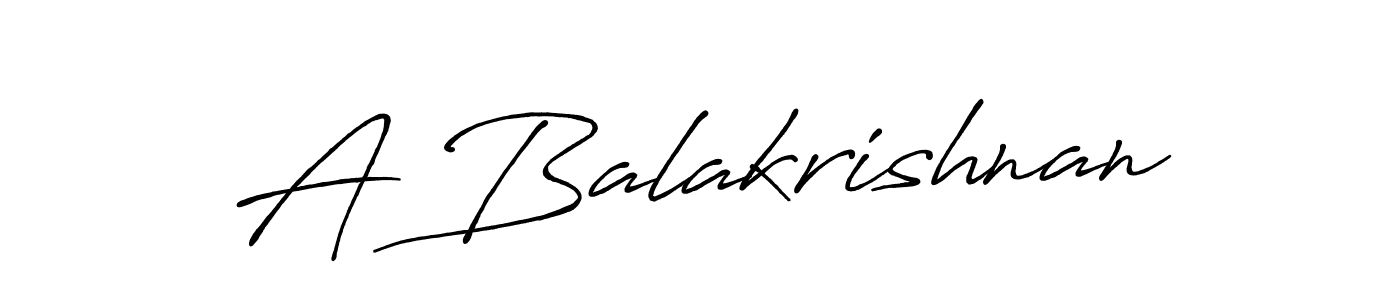 The best way (Antro_Vectra_Bolder) to make a short signature is to pick only two or three words in your name. The name A Balakrishnan include a total of six letters. For converting this name. A Balakrishnan signature style 7 images and pictures png